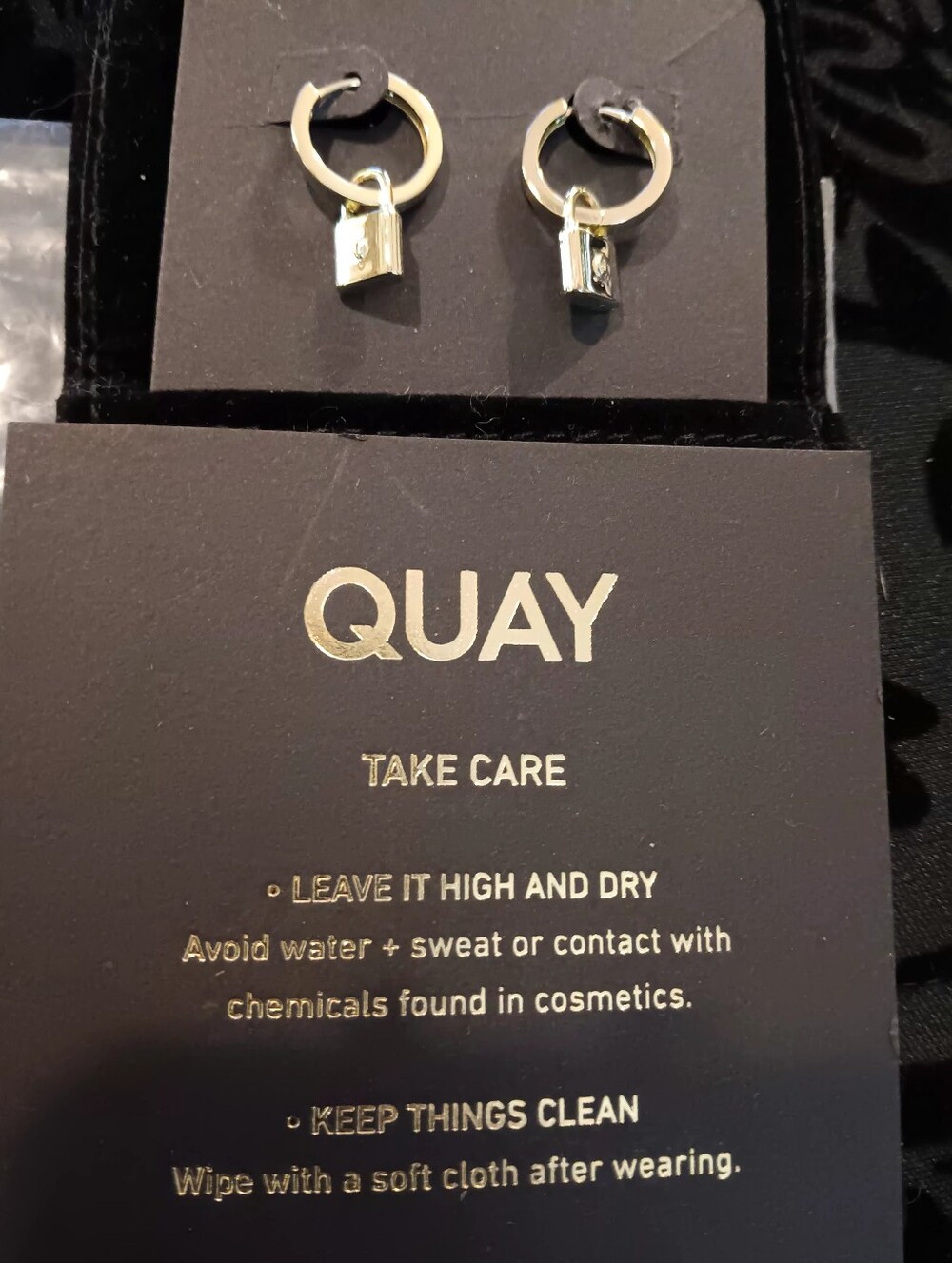 QUAY LOCK EARRINGS